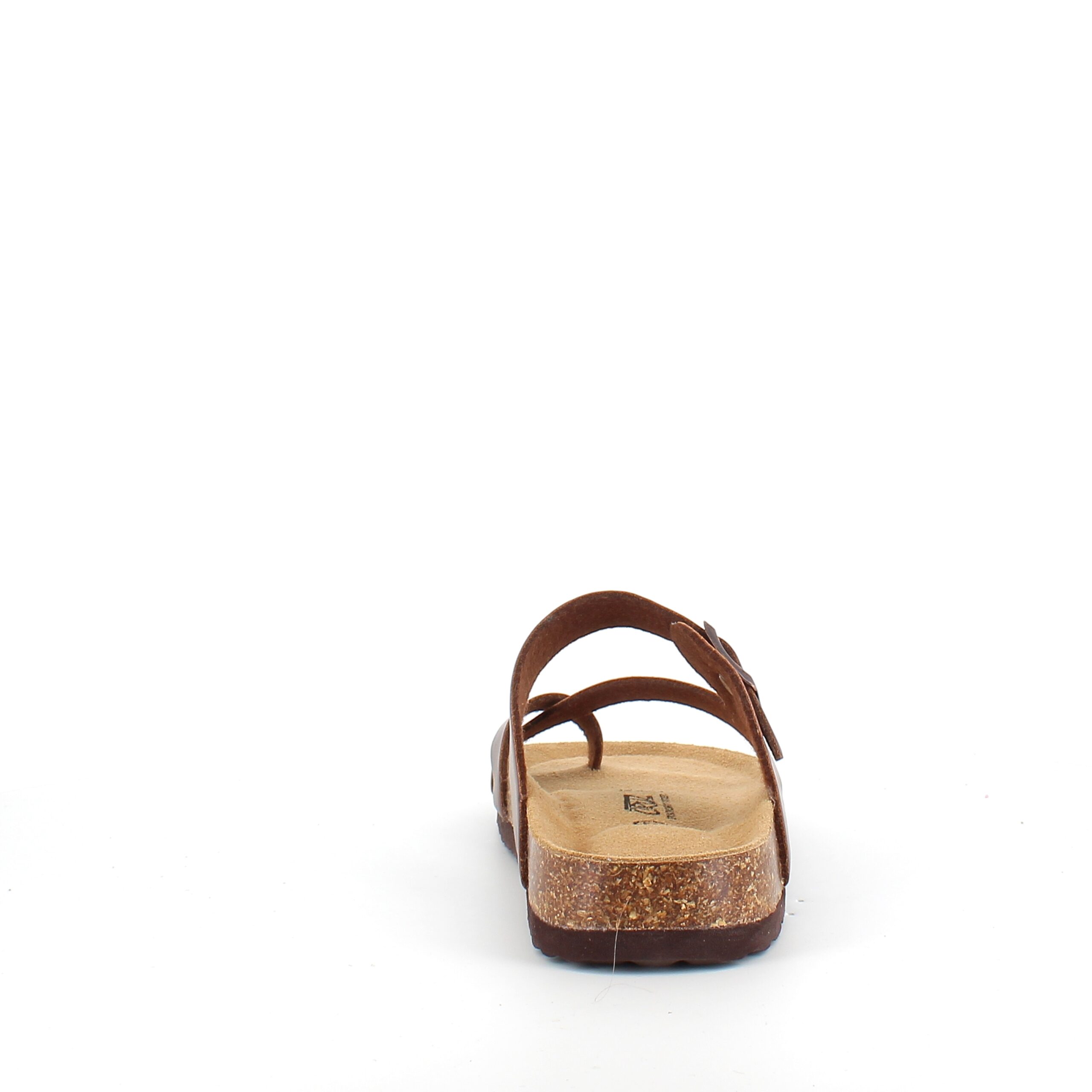 Biosandal i brun med den mykeste sålen