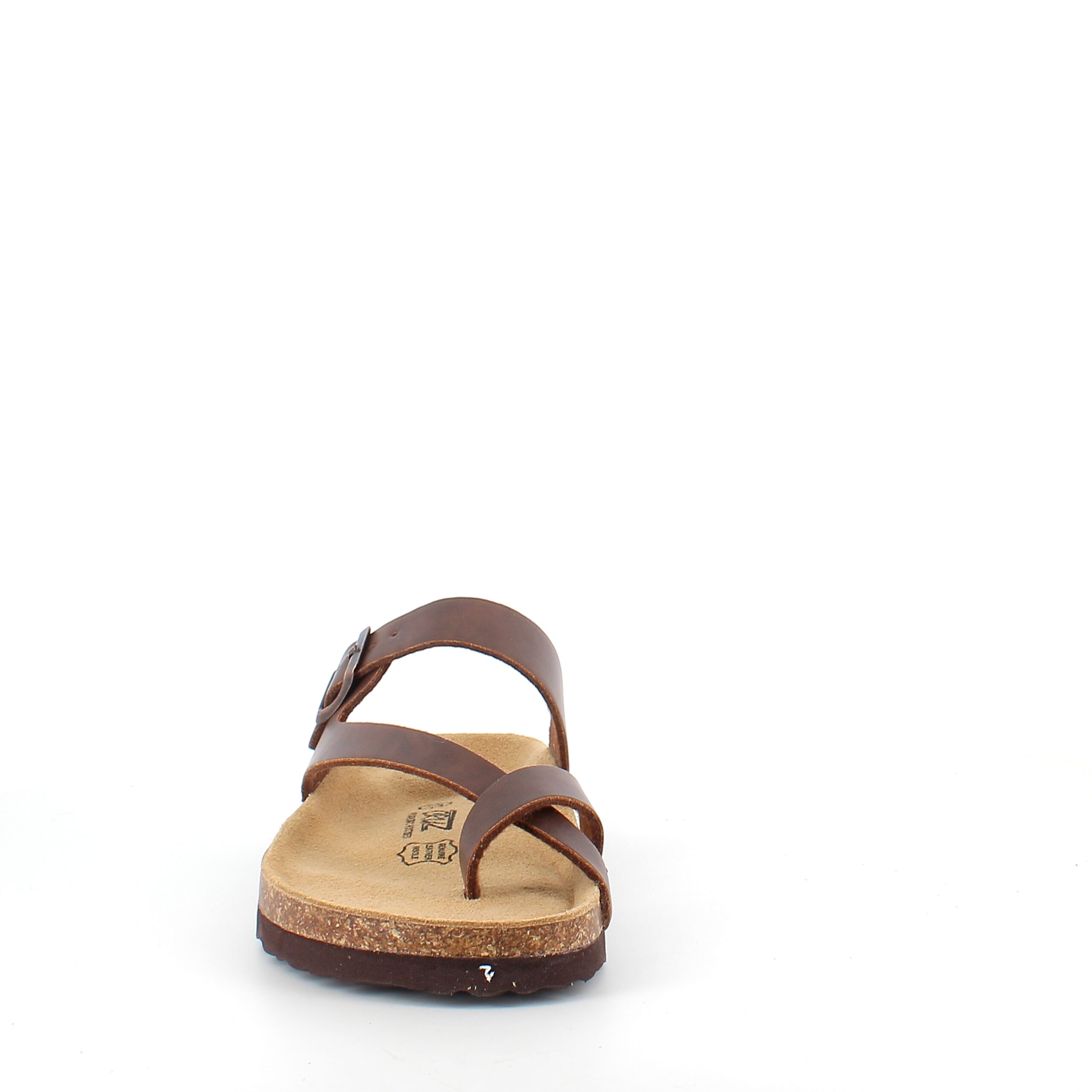 Biosandal i brun med den mykeste sålen