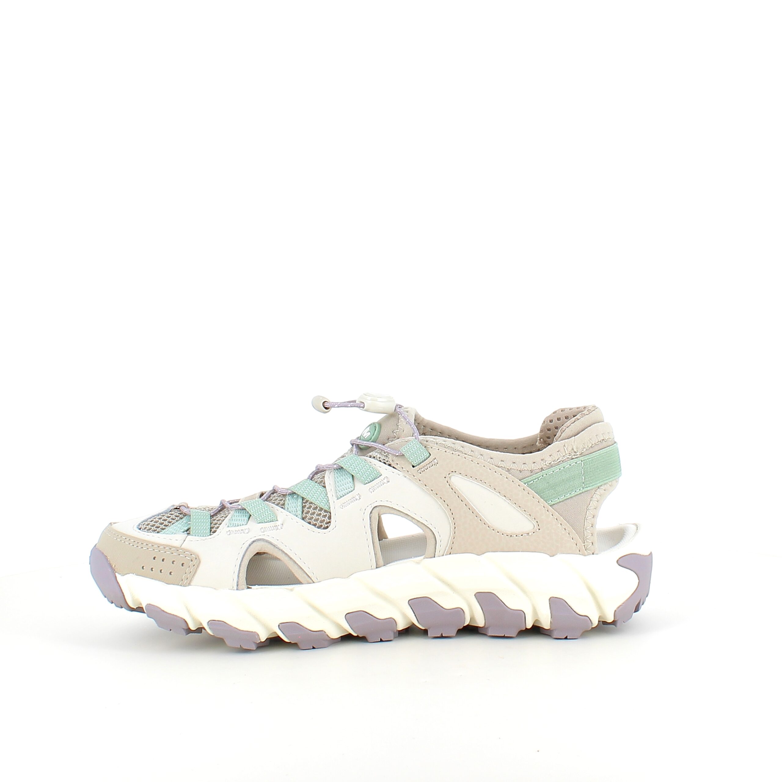 Merrell damesandal, lukket modell, god bredde.