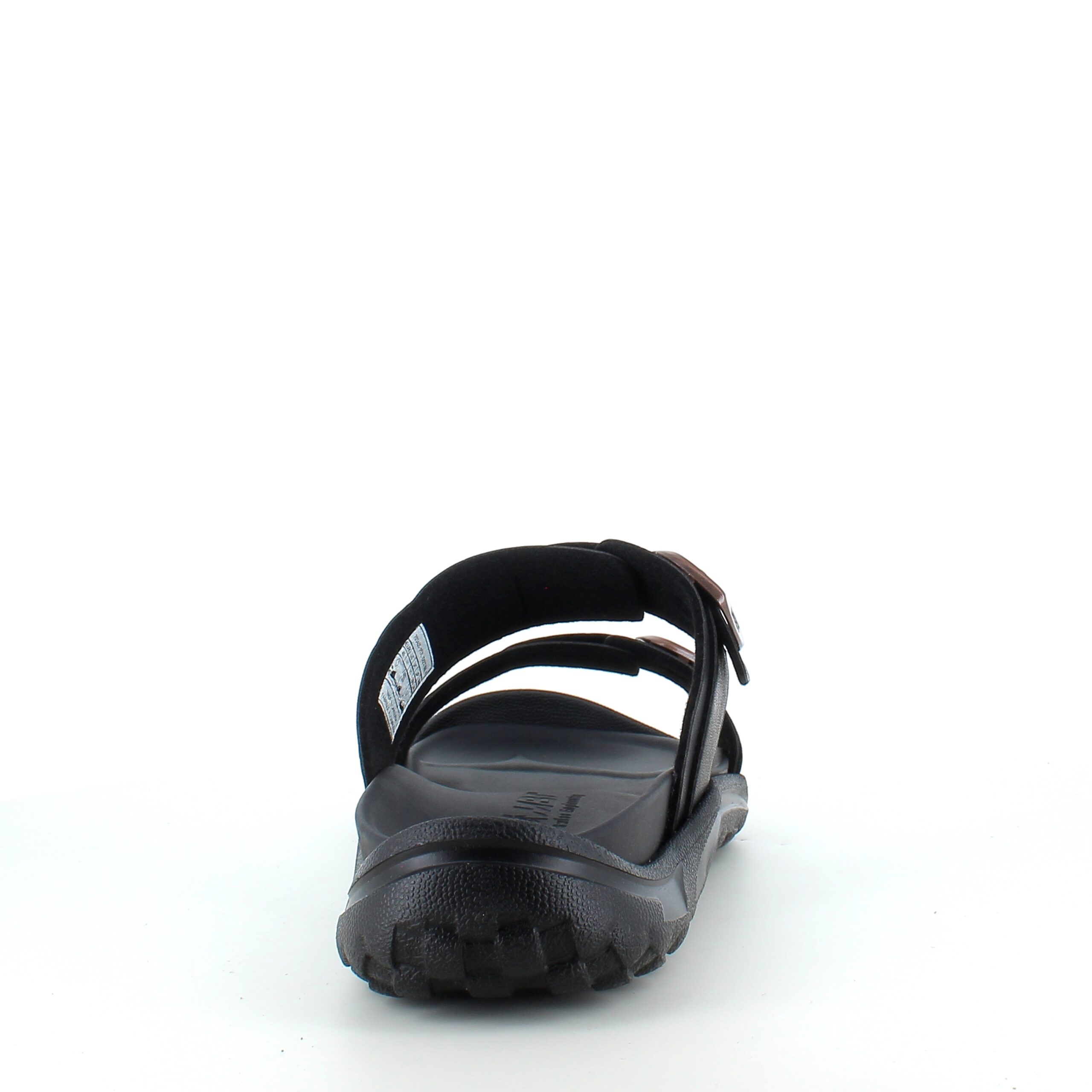 Sort herre slip on sandal fra MBT med ergonomisk fotseng