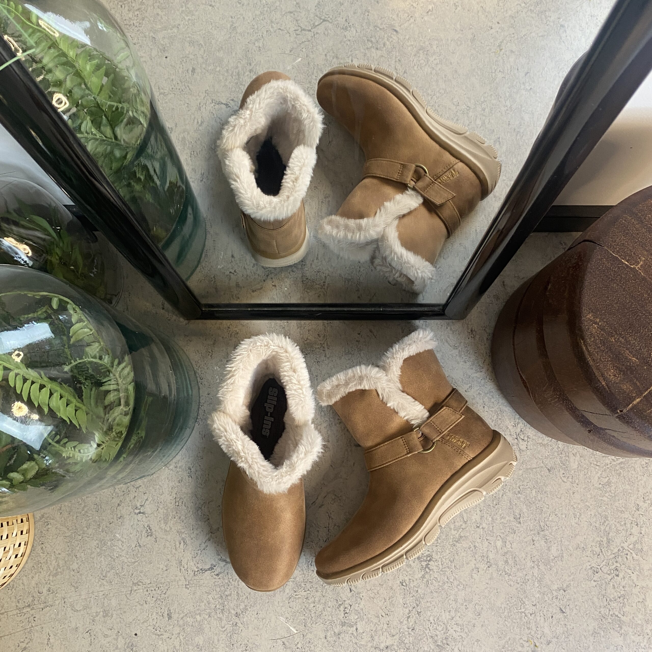 Skechers slip-ins vinterstøvel med svangstøtte