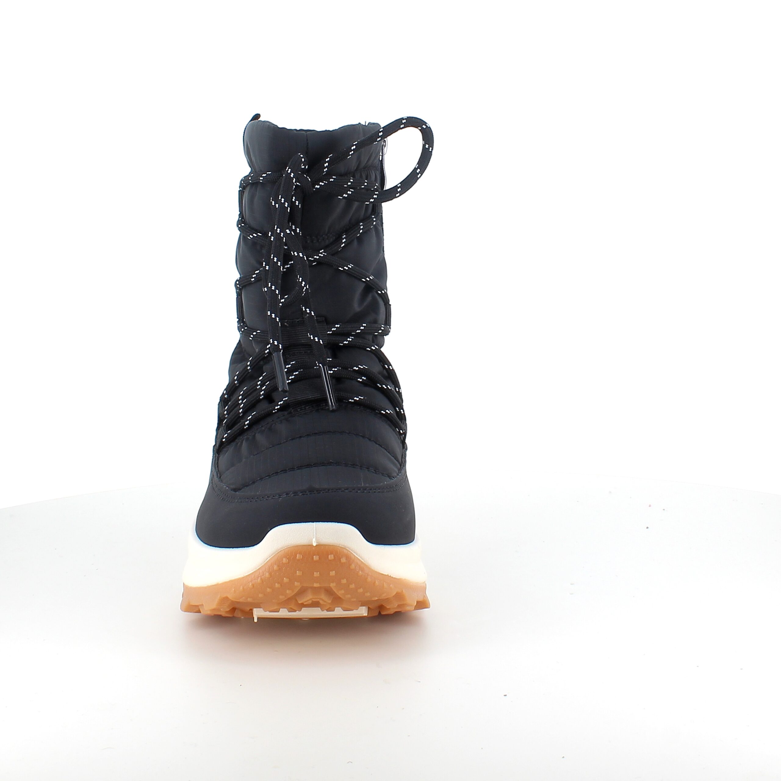 Svart vinterstøvel med deilig mykt fôr