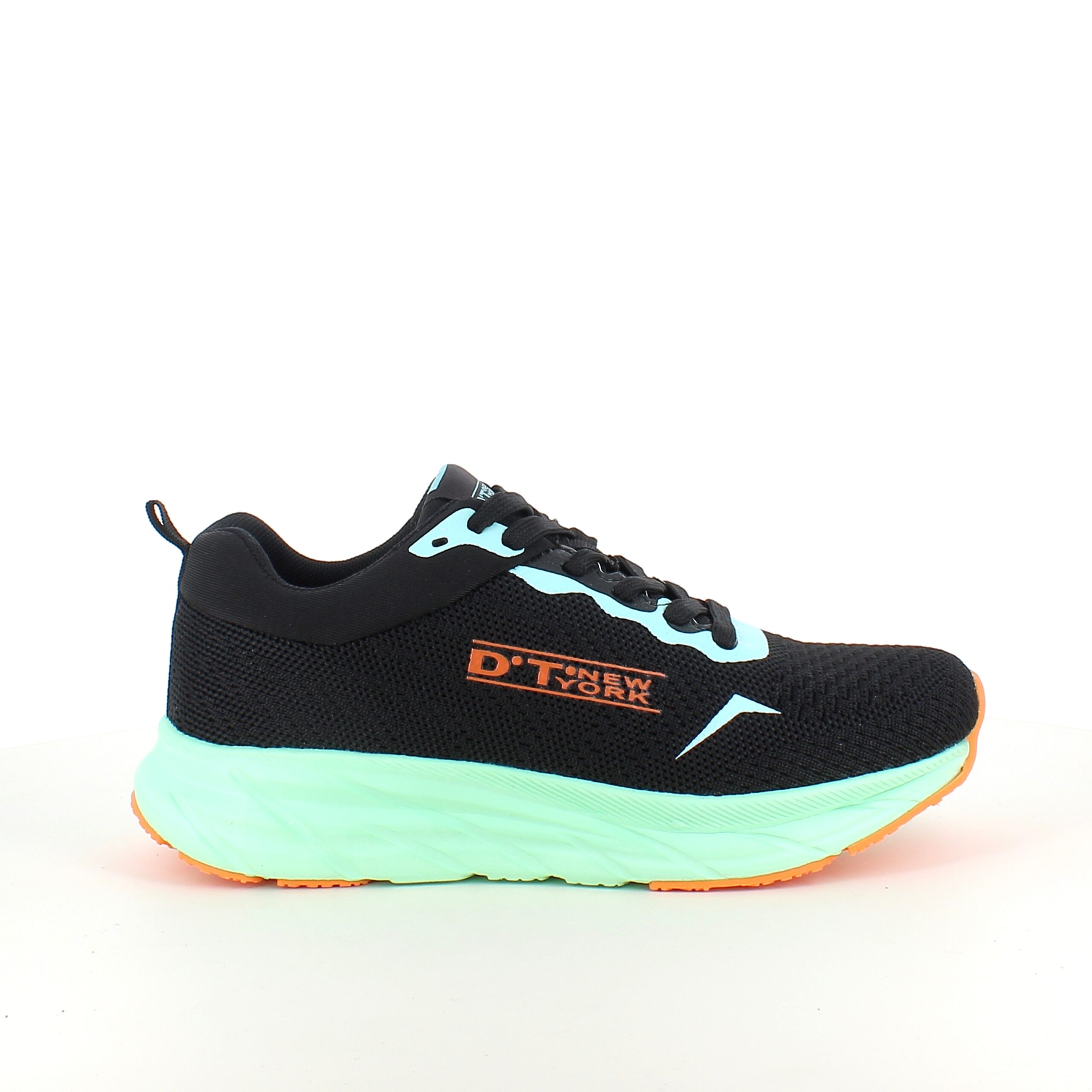 Svart lettvektsko med støtabsorberende såle