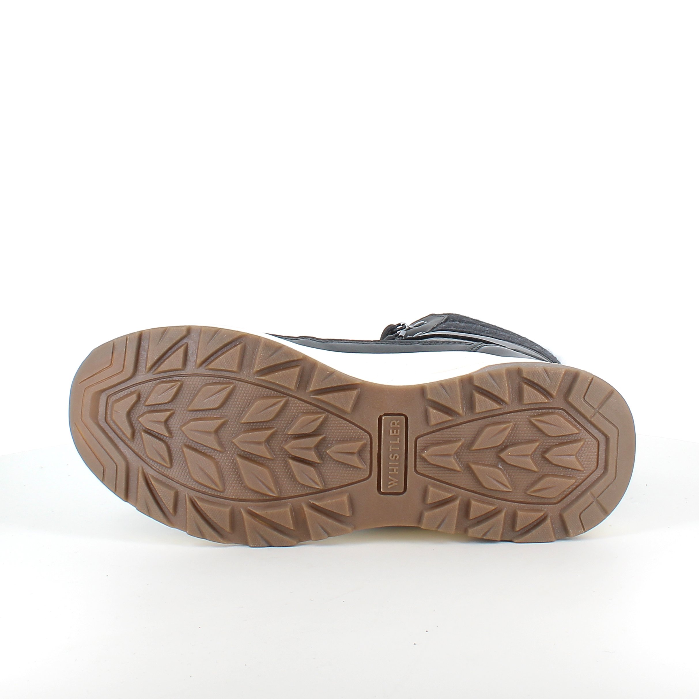 Vanntett, sort vinterstøvel med fleecefôr