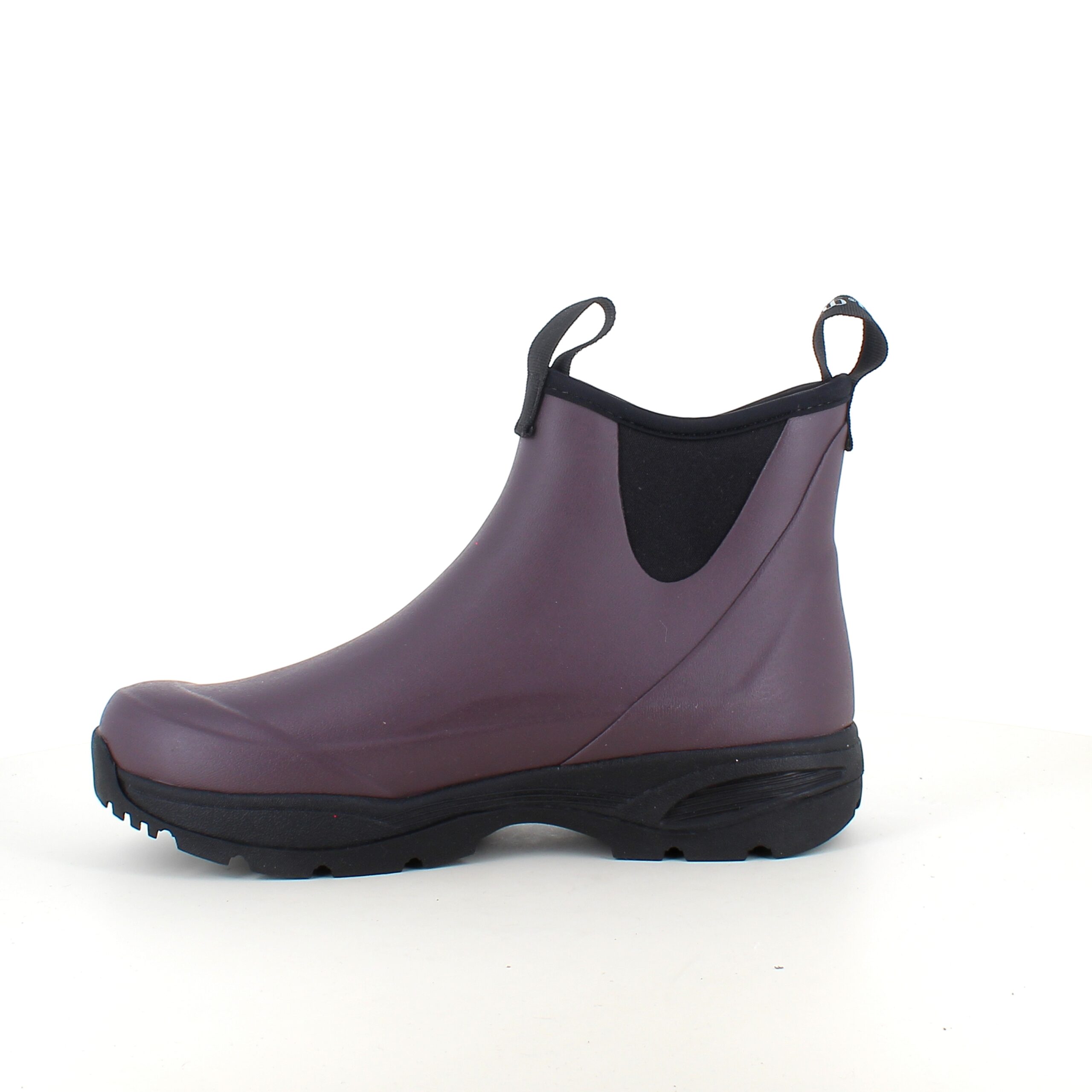 Mørkelilla gummistøvel med svangstøtte fra Green Comfort.