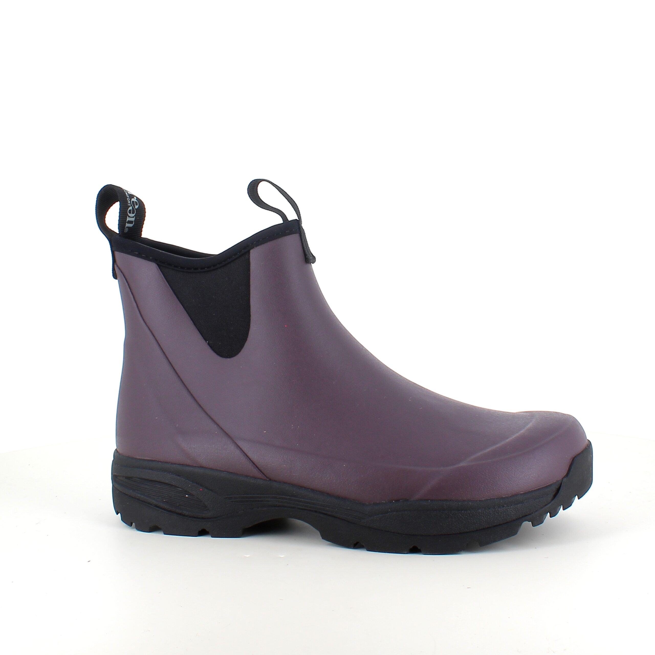 Mørkelilla gummistøvel med svangstøtte fra Green Comfort.
